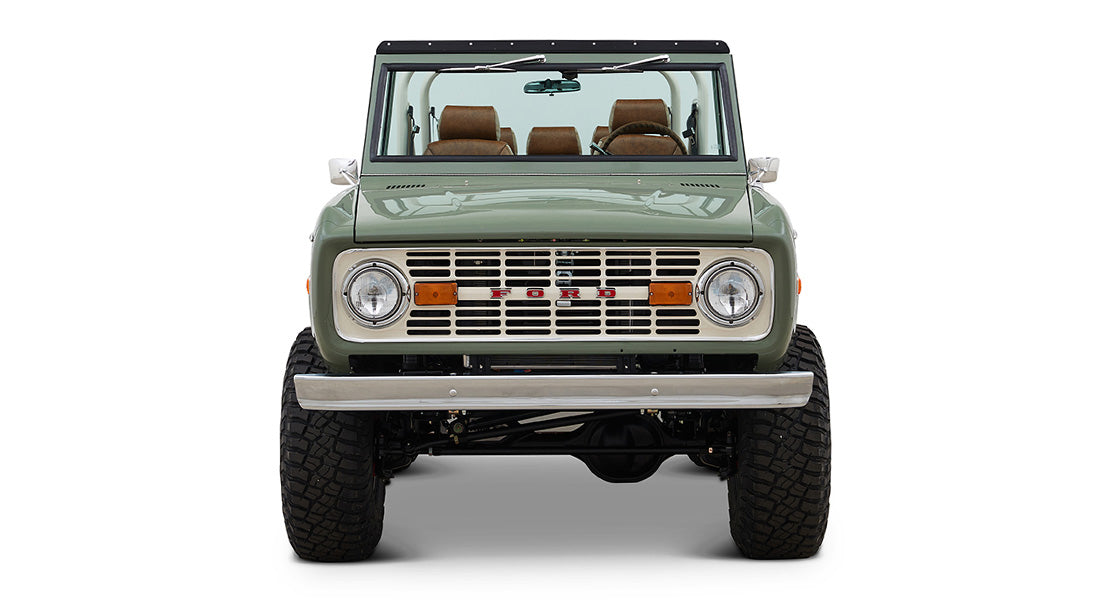 Classic Ford Bronco front view