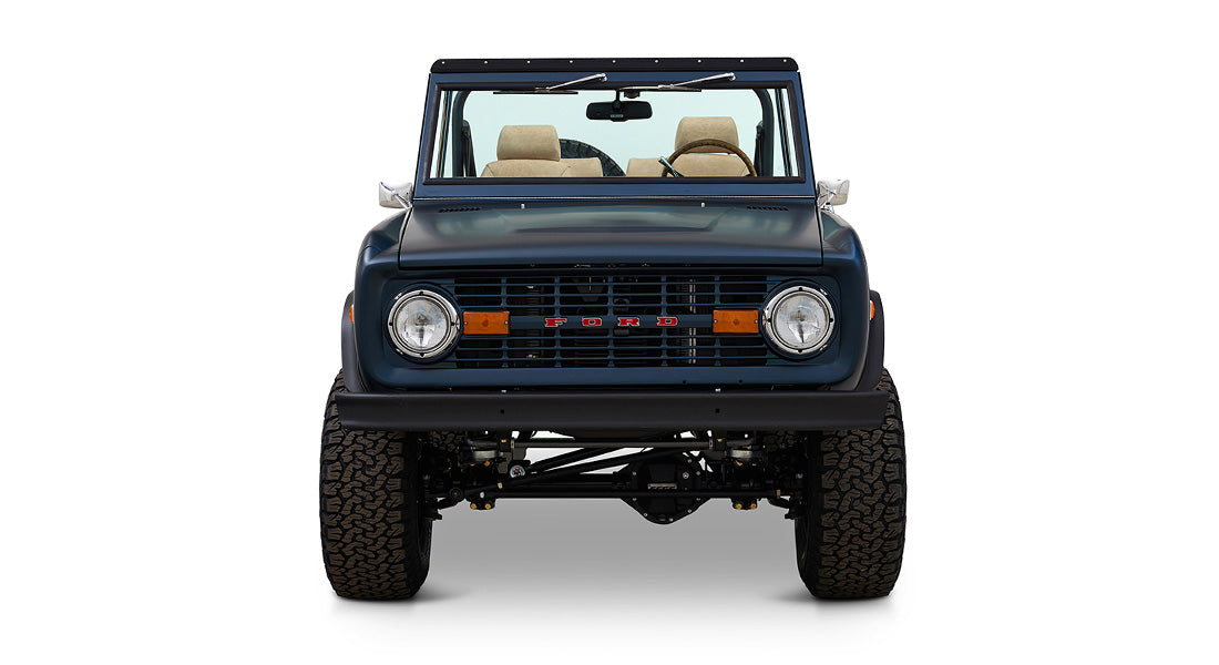 Classic Ford Bronco front view