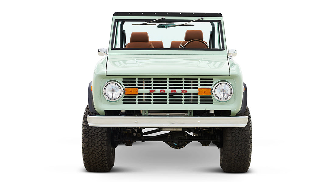 Classic Ford Bronco front view