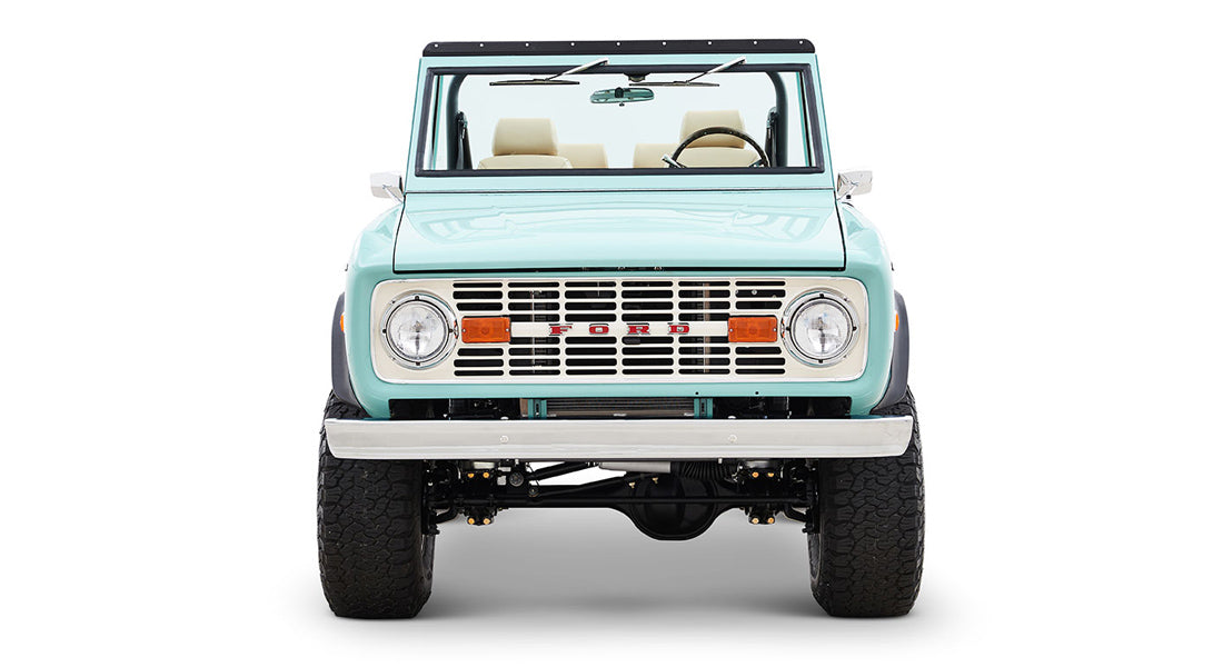 Classic Ford Bronco front view
