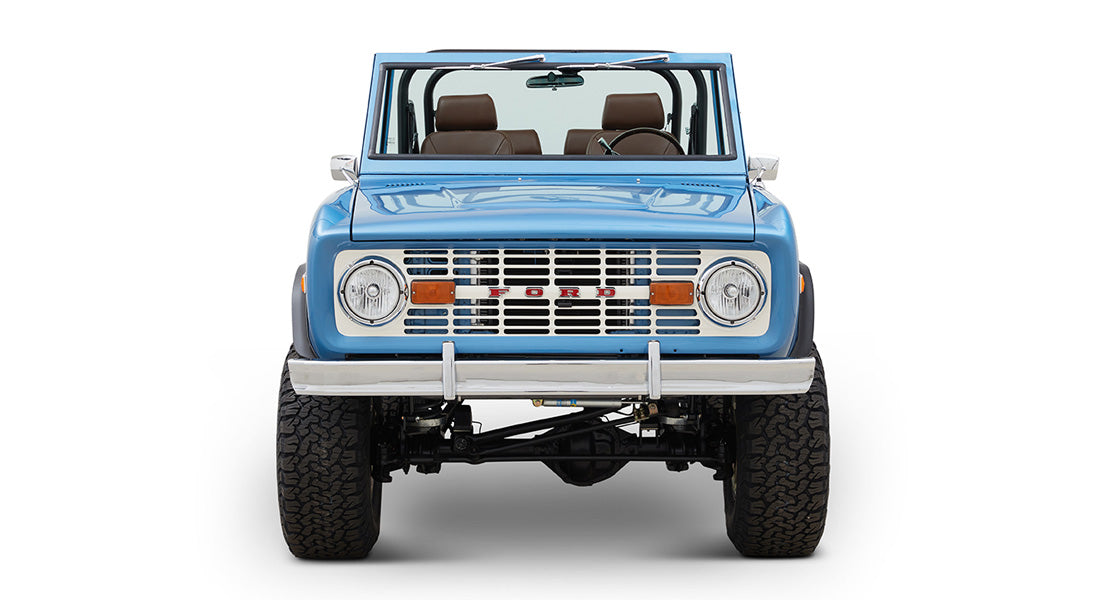 Classic Ford Bronco front view