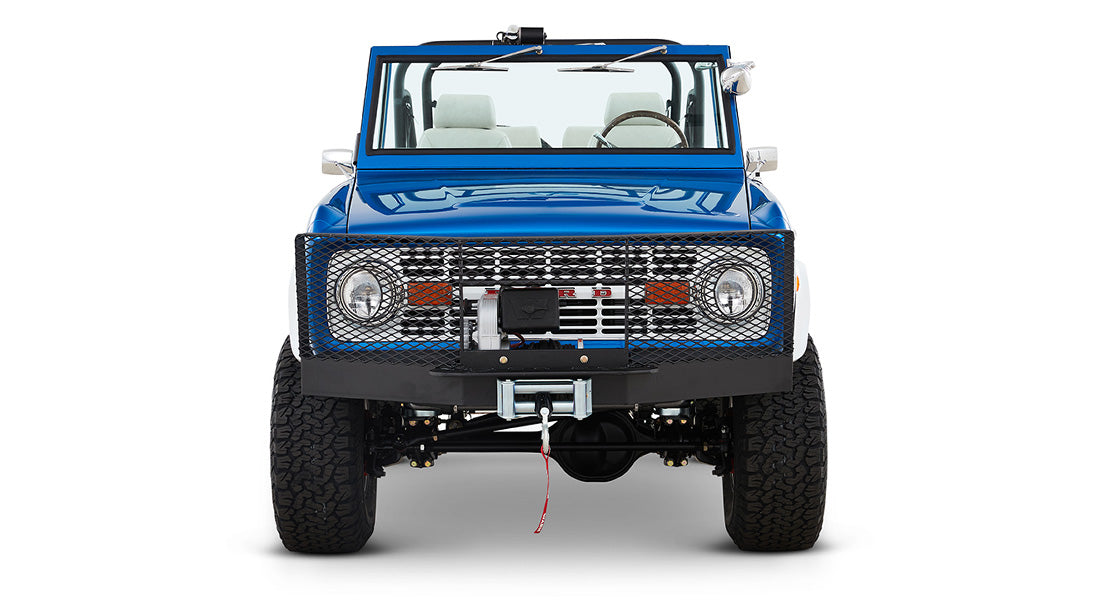 Classic Ford Bronco front view