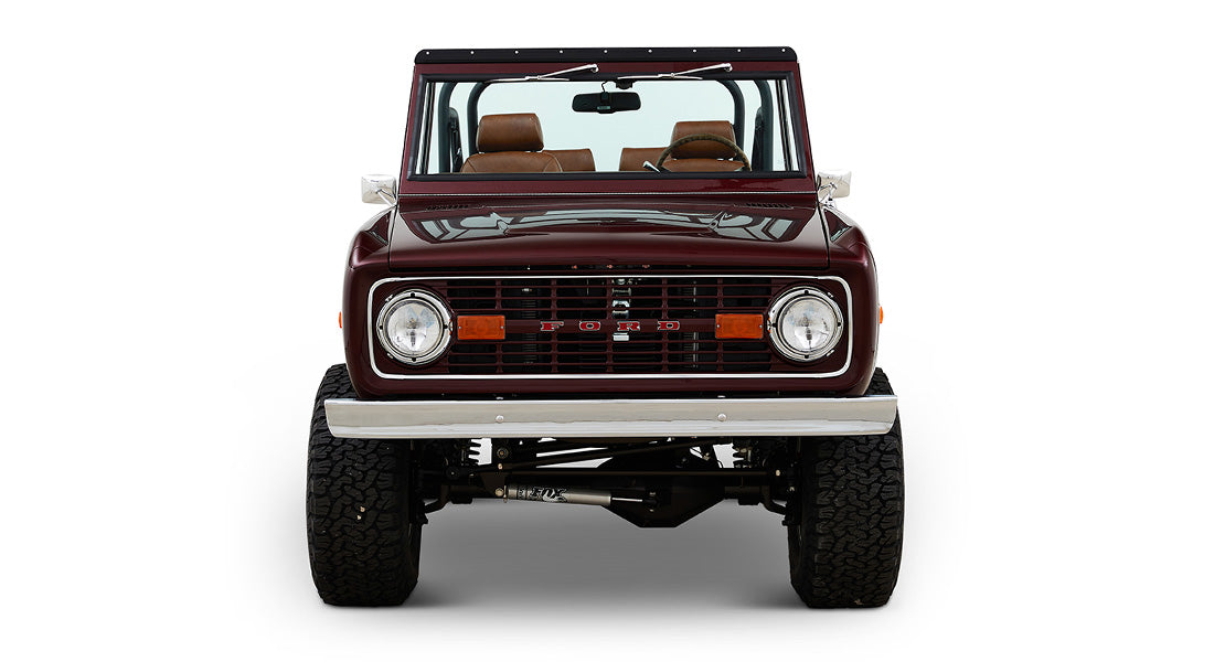 Classic Ford Bronco front view