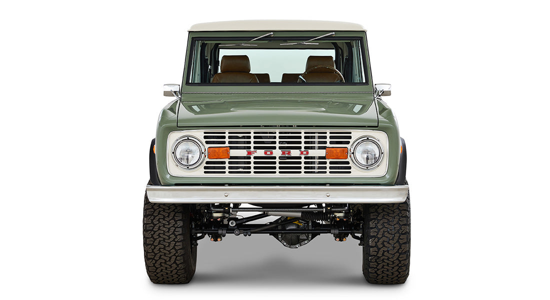 Classic Ford Bronco front view