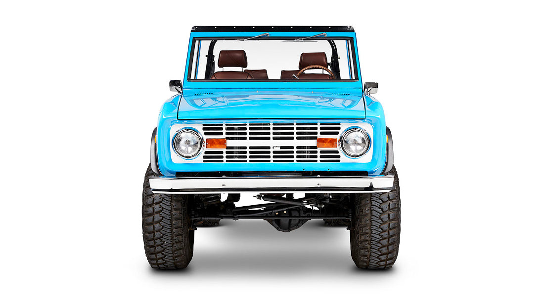 Classic Ford Bronco front view