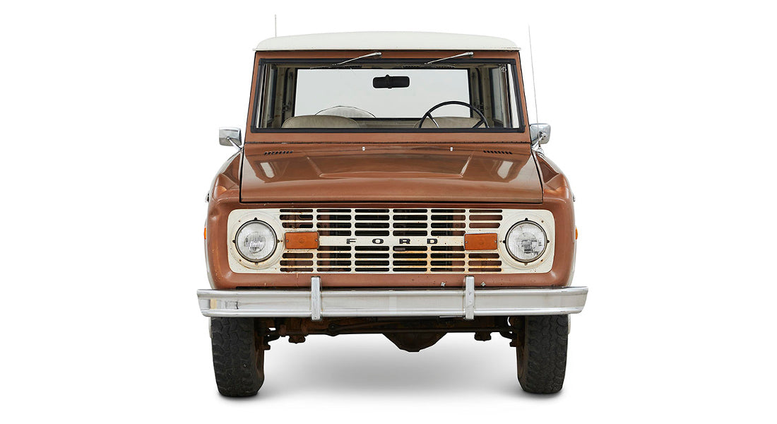 Classic Ford Bronco front view