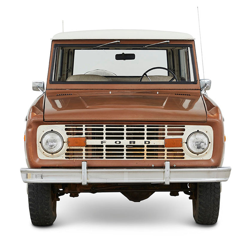 Classic Ford Bronco front view