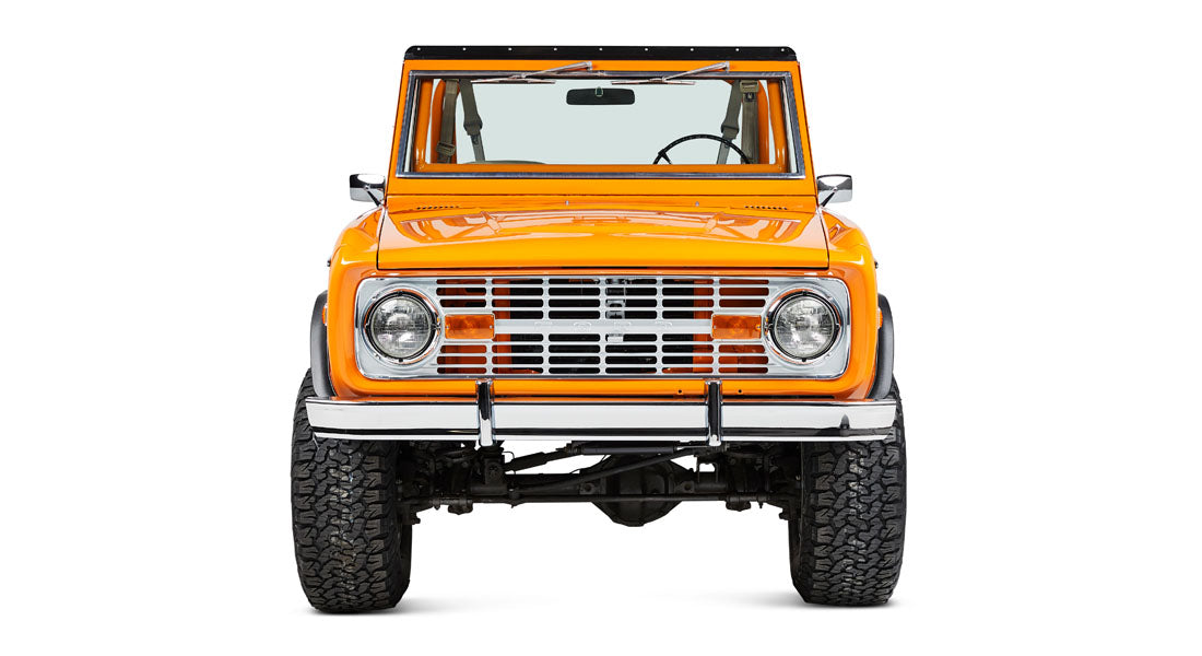 Classic Ford Bronco front view