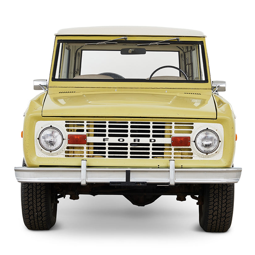 Classic Ford Bronco front view
