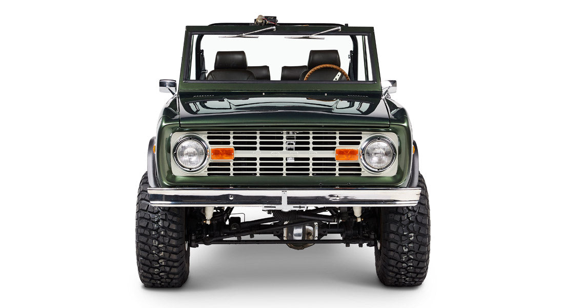 Classic Ford Bronco front view
