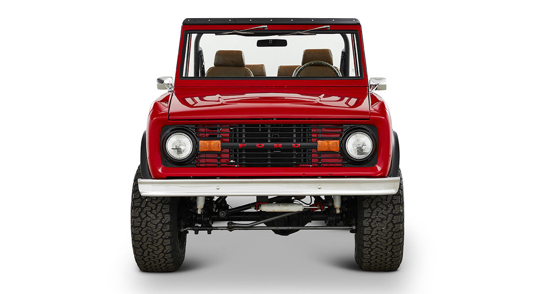 Classic Ford Bronco front view