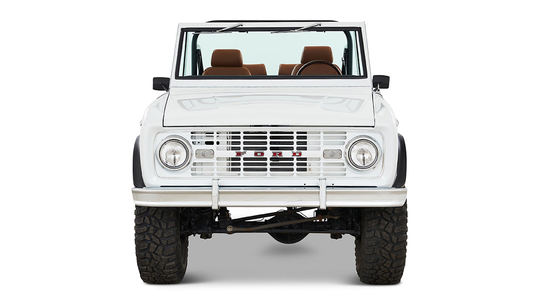 Classic Ford Bronco front view