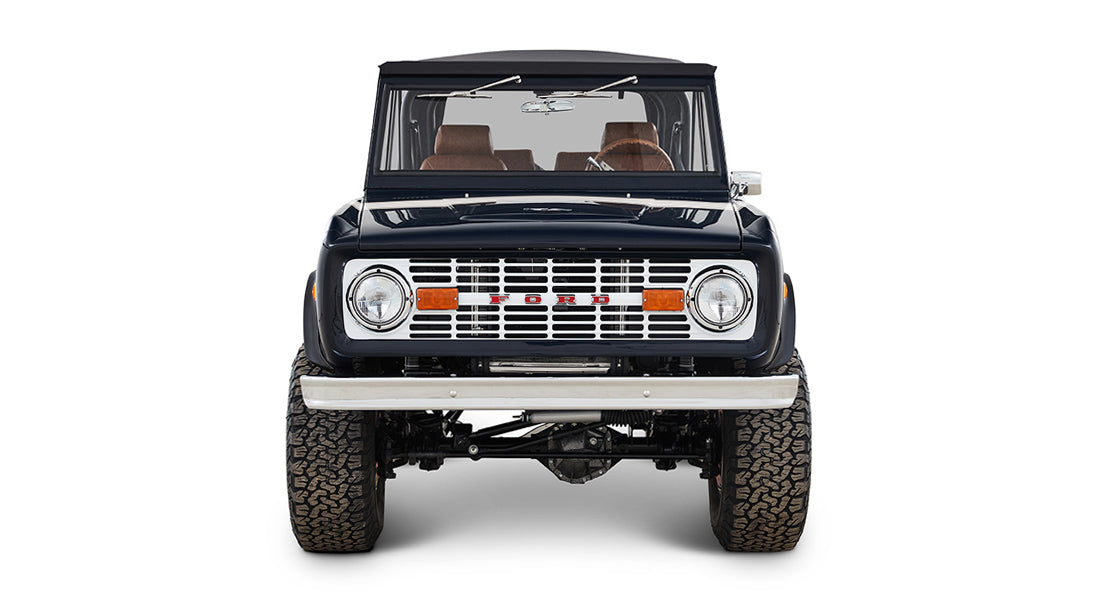 Classic Ford Bronco front view