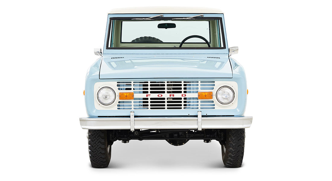 Classic Ford Bronco front view