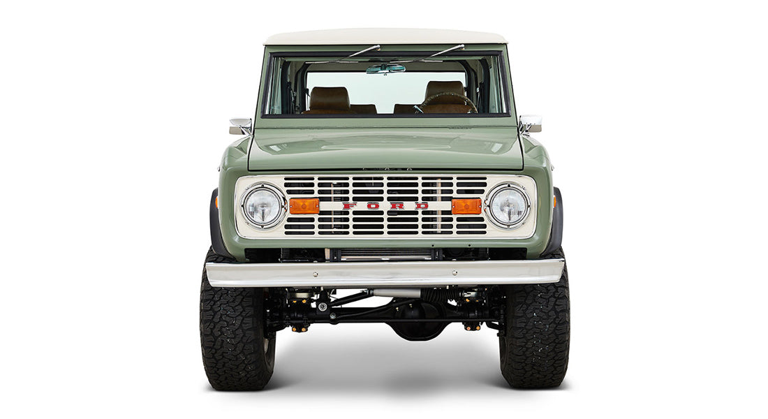 Classic Ford Bronco front view