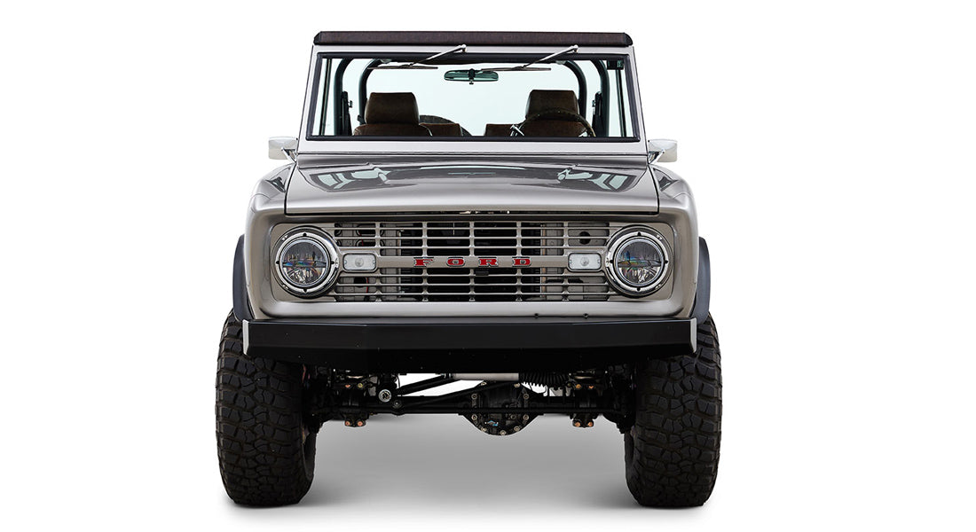 Classic Ford Bronco front view
