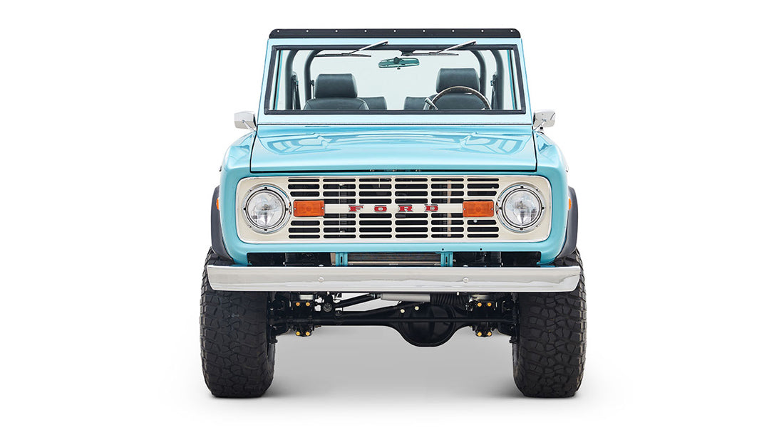 Classic Ford Bronco front view