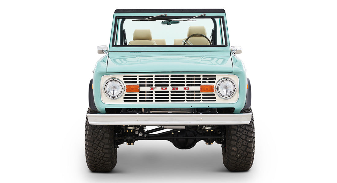 Classic Ford Bronco front view