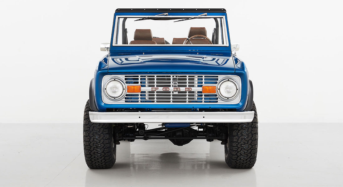 Classic Ford Bronco front view