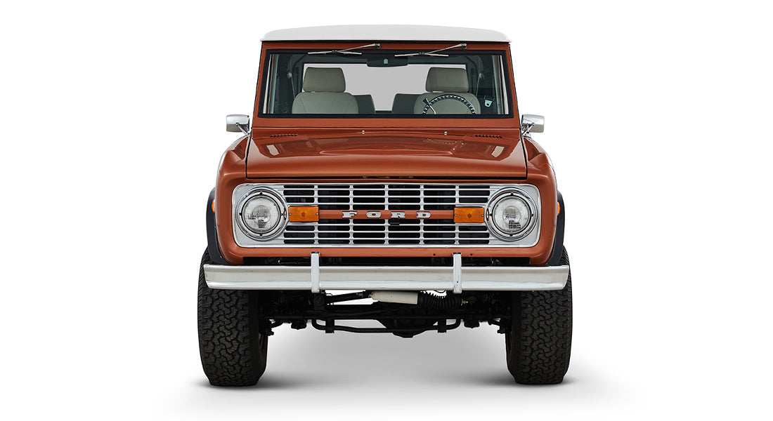 Classic Ford Bronco front view