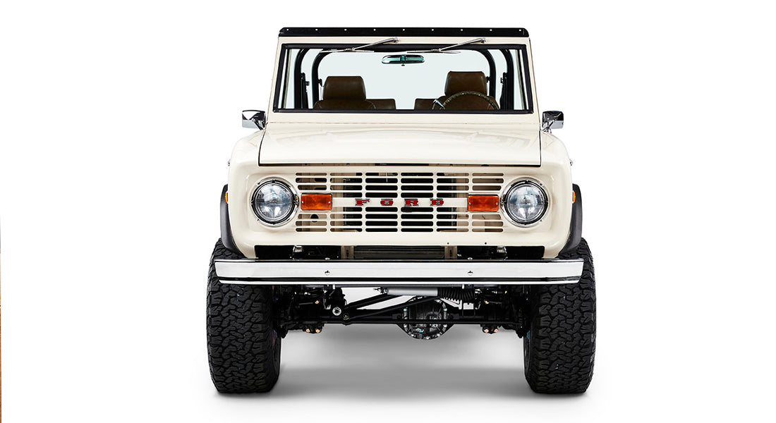Classic Ford Bronco front view