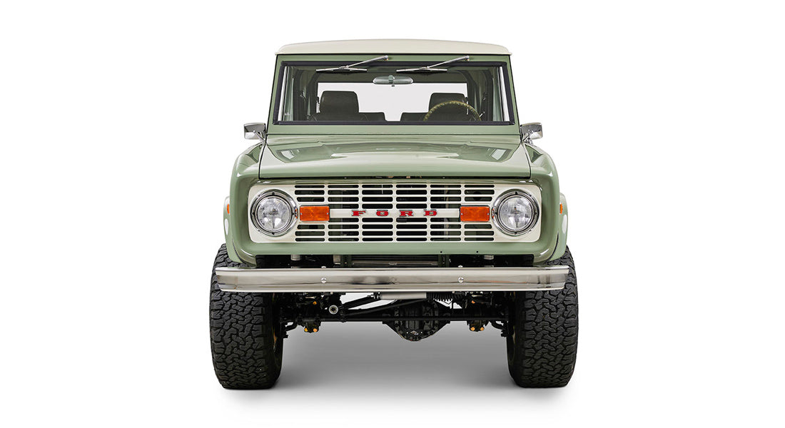 Classic Ford Bronco front view