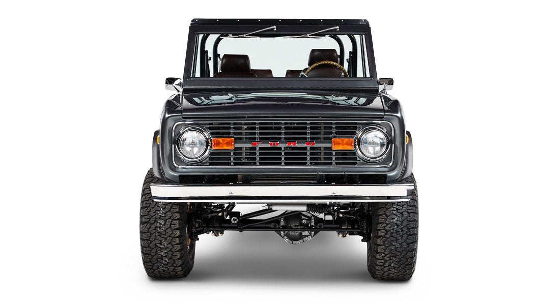 Classic Ford Bronco front view