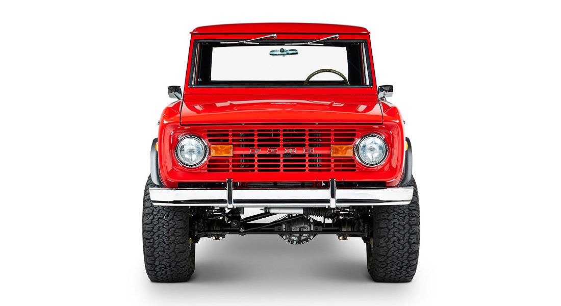 Classic Ford Bronco front view