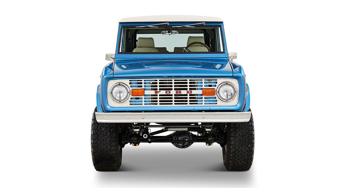 Classic Ford Bronco front view