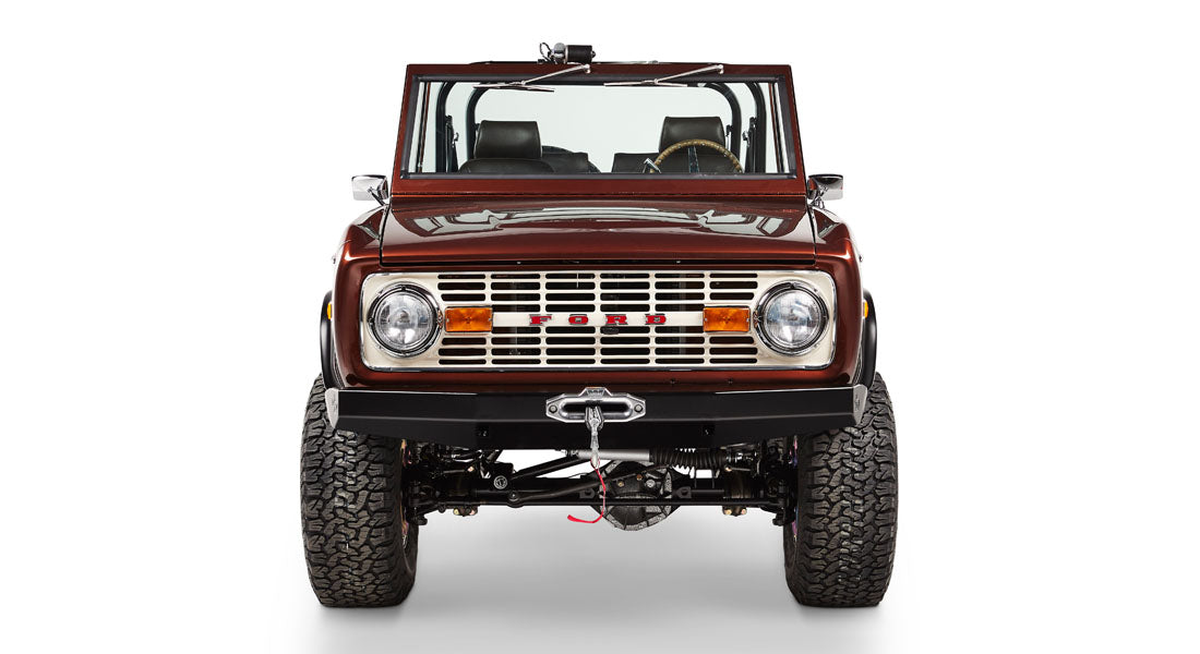 Classic Ford Bronco front view