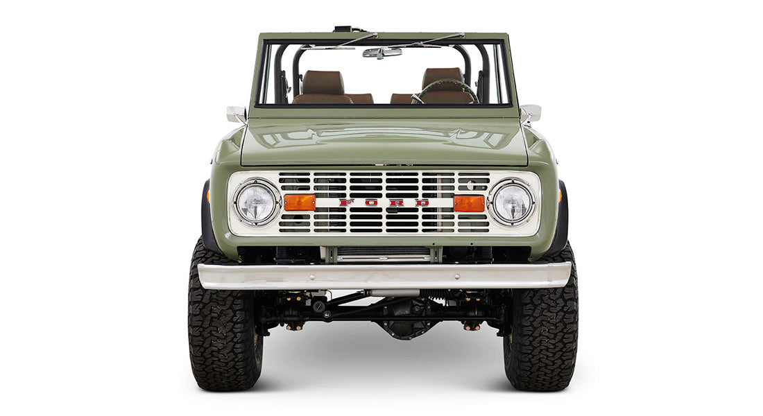 Classic Ford Bronco front view