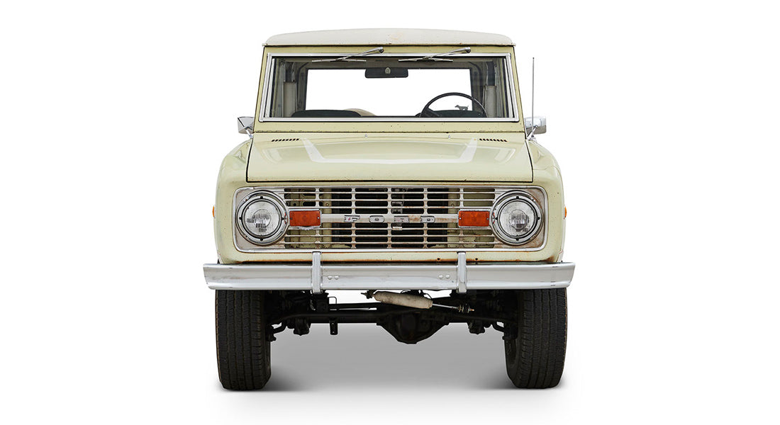 Classic Ford Bronco front view