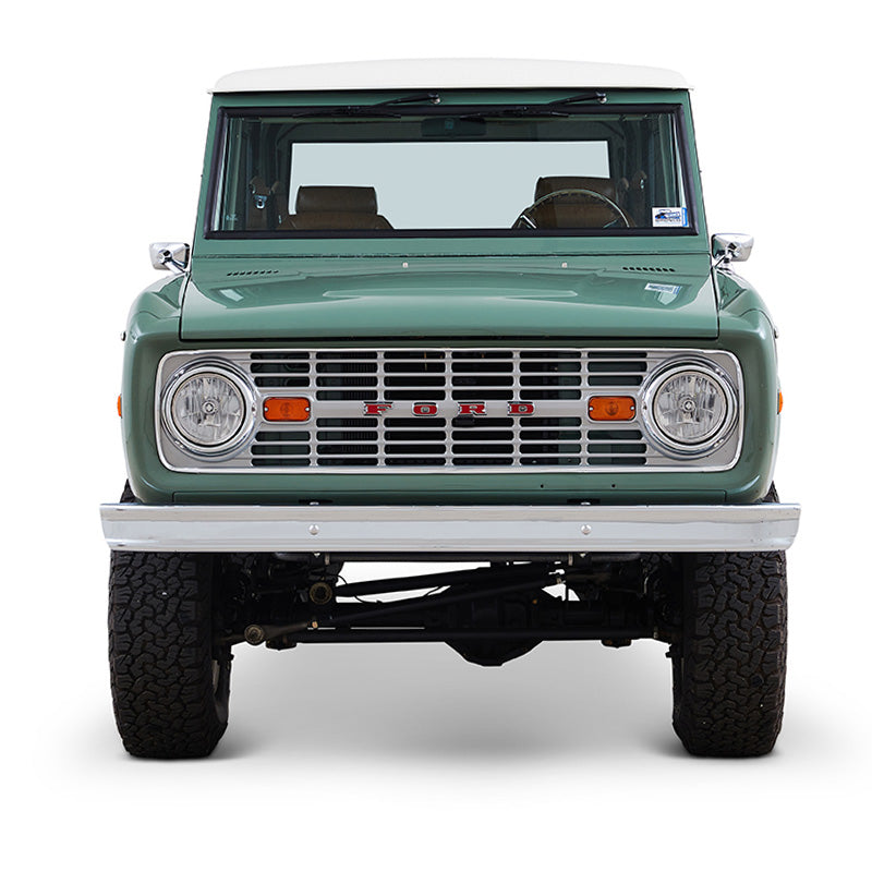 Classic Ford Bronco front view