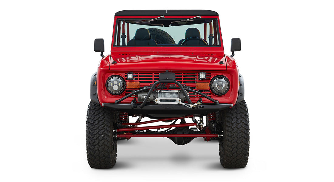 Classic Ford Bronco front view