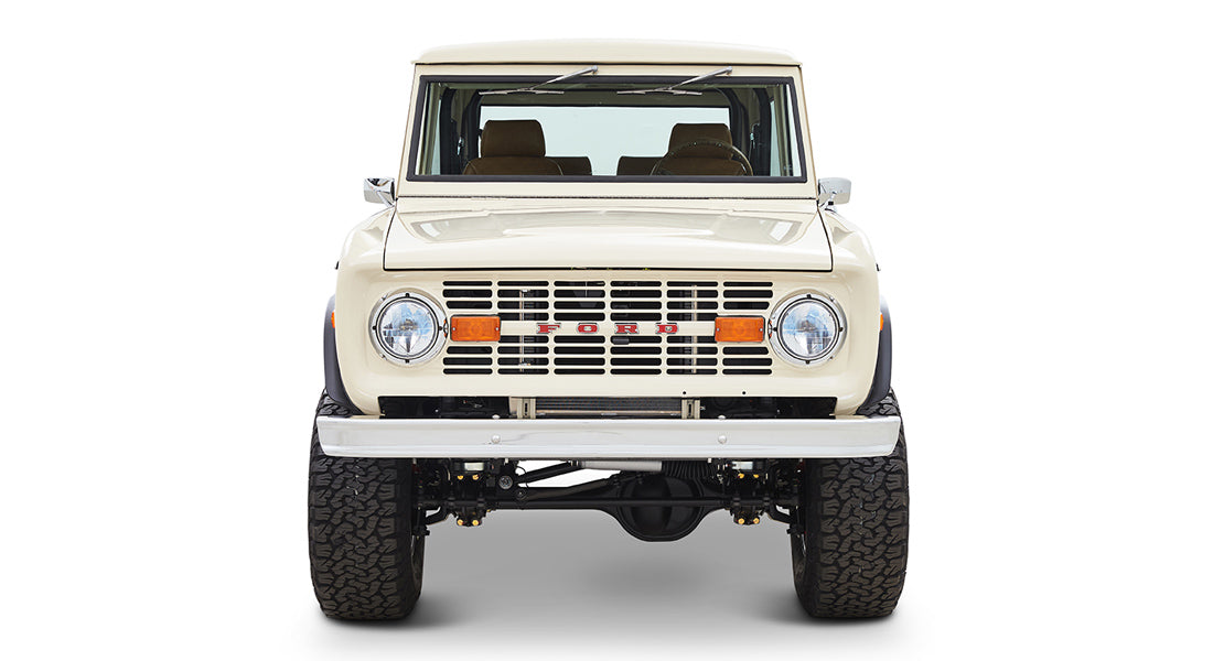 Classic Ford Bronco front view