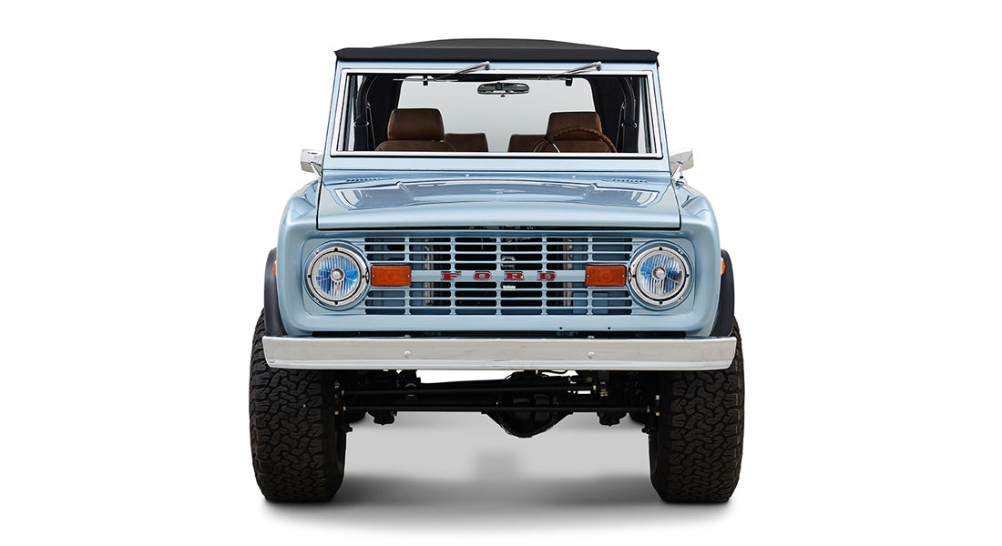 Classic Ford Bronco front view