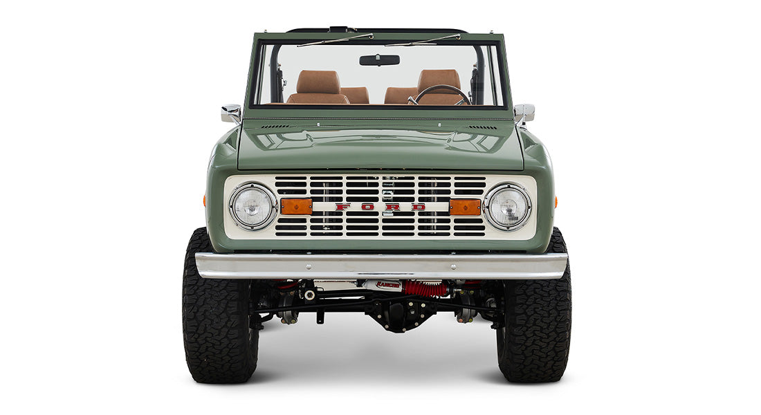 Classic Ford Bronco front view