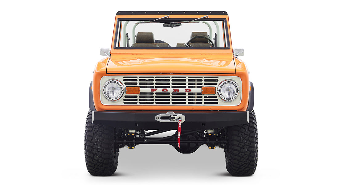Classic Ford Bronco front view