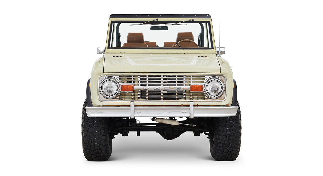 Classic Ford Bronco front view