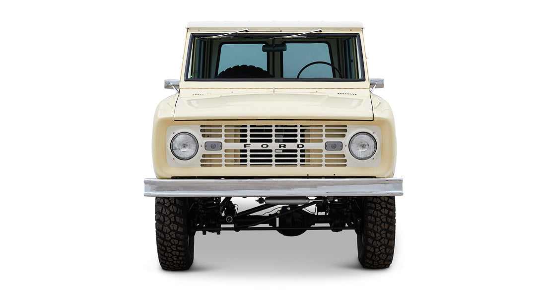 Classic Ford Bronco front view