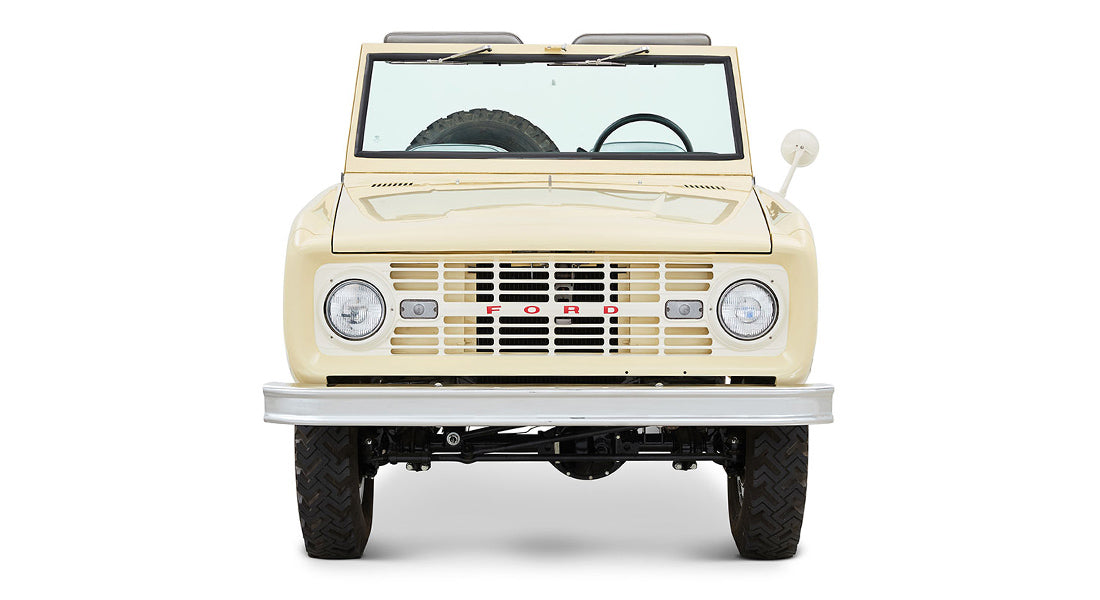 Classic Ford Bronco front view