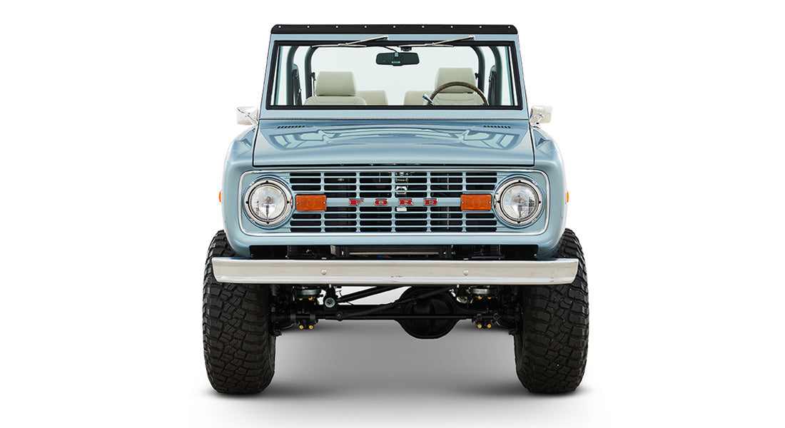Classic Ford Bronco front view