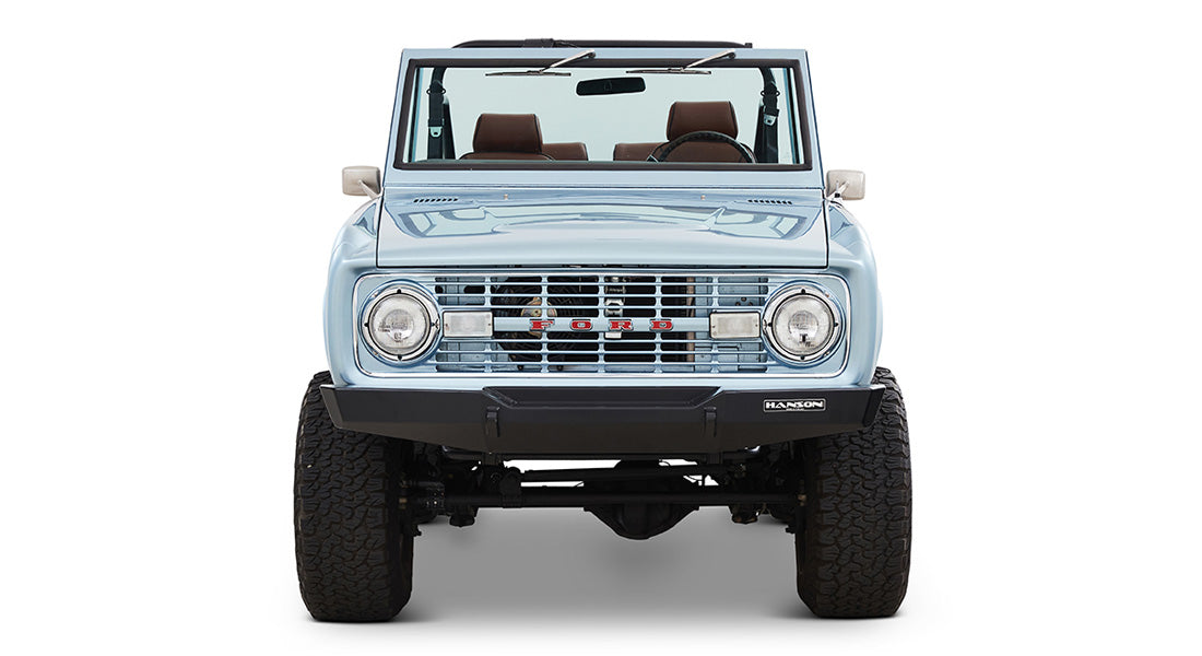 Classic Ford Bronco front view