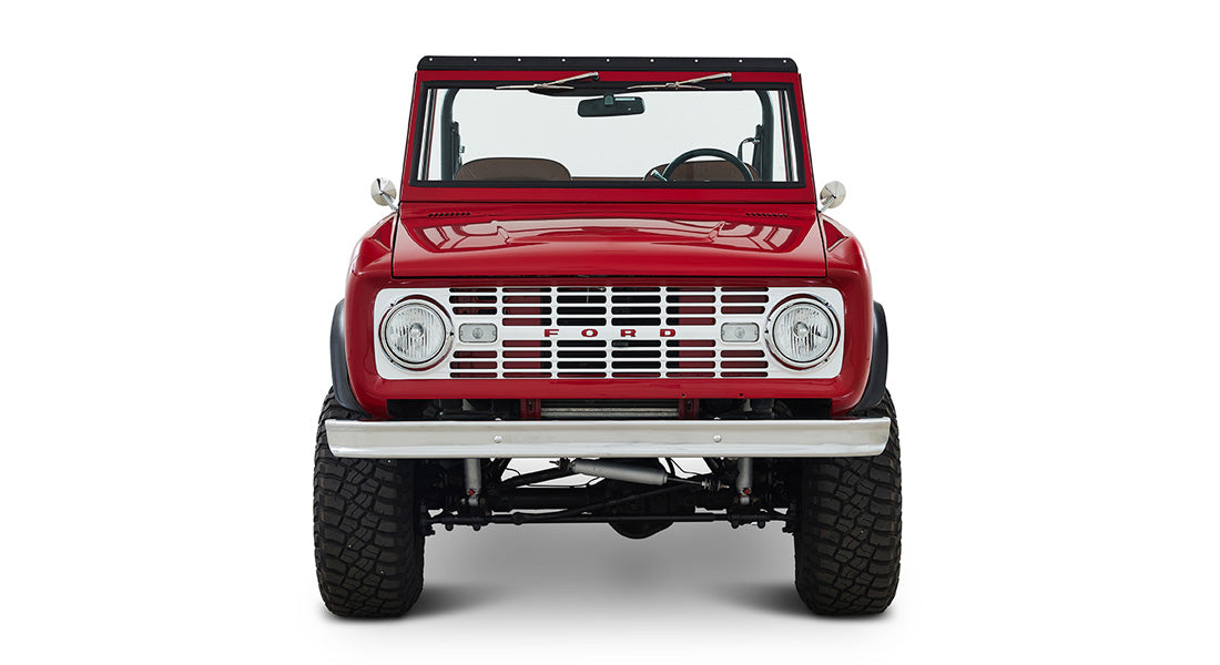 Classic Ford Bronco front view