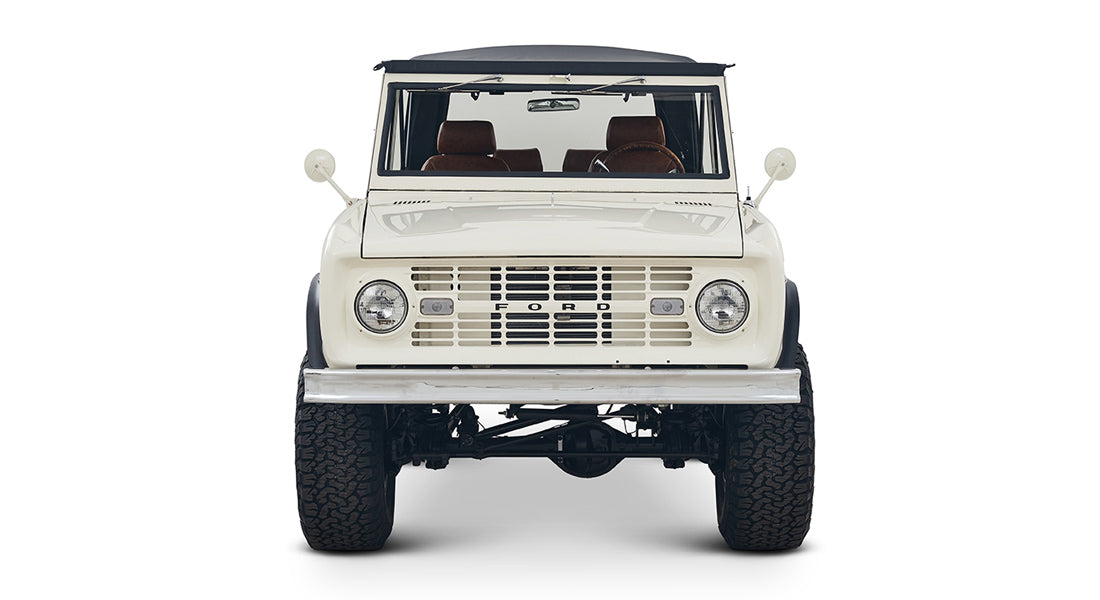 Classic Ford Bronco front view