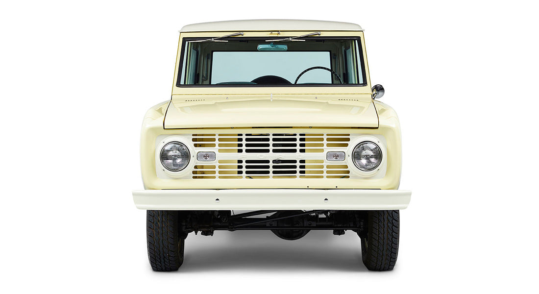 Classic Ford Bronco front view