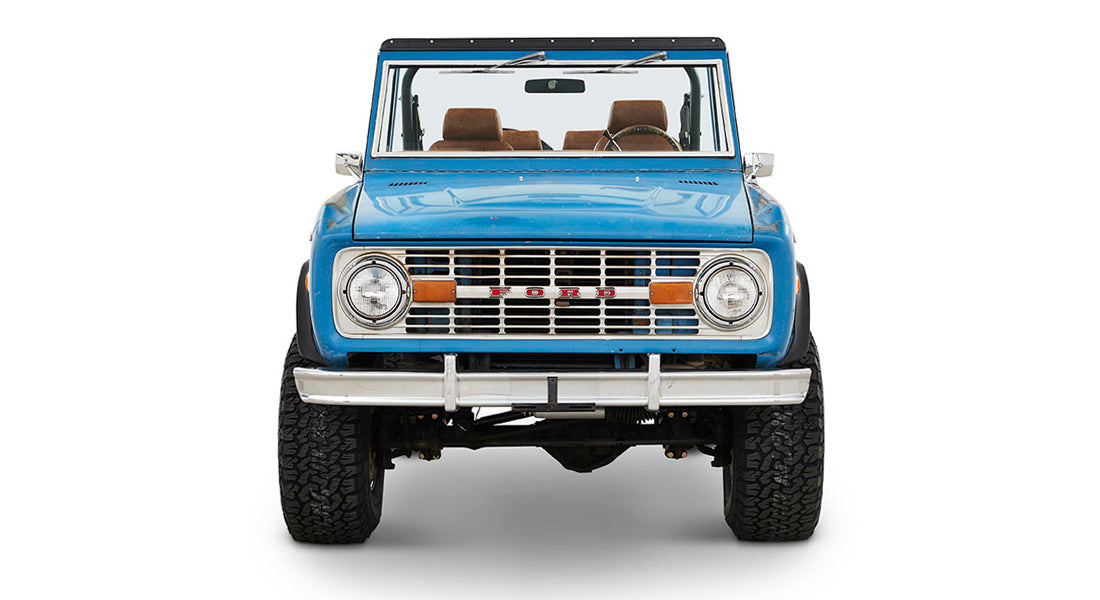 Classic Ford Bronco front view