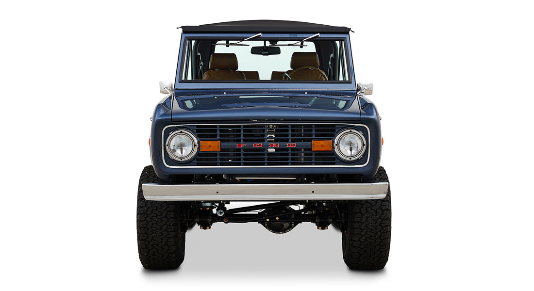Classic Ford Bronco front view