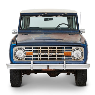 Classic Ford Bronco front view