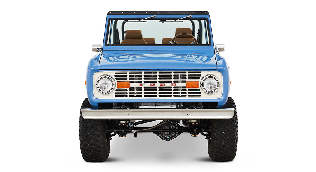 Classic Ford Bronco front view